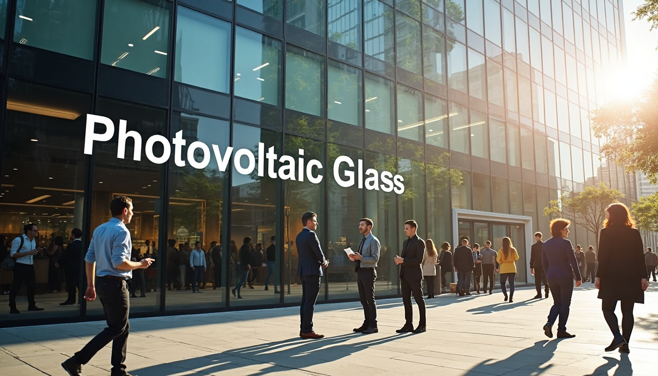 People inside and outside a solar glass skyscraper during daylight