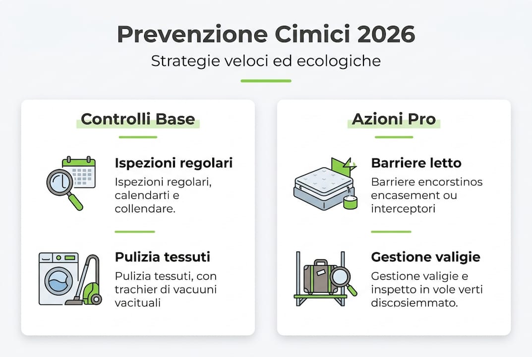 Infografica: come eliminare velocemente le cimici da letto