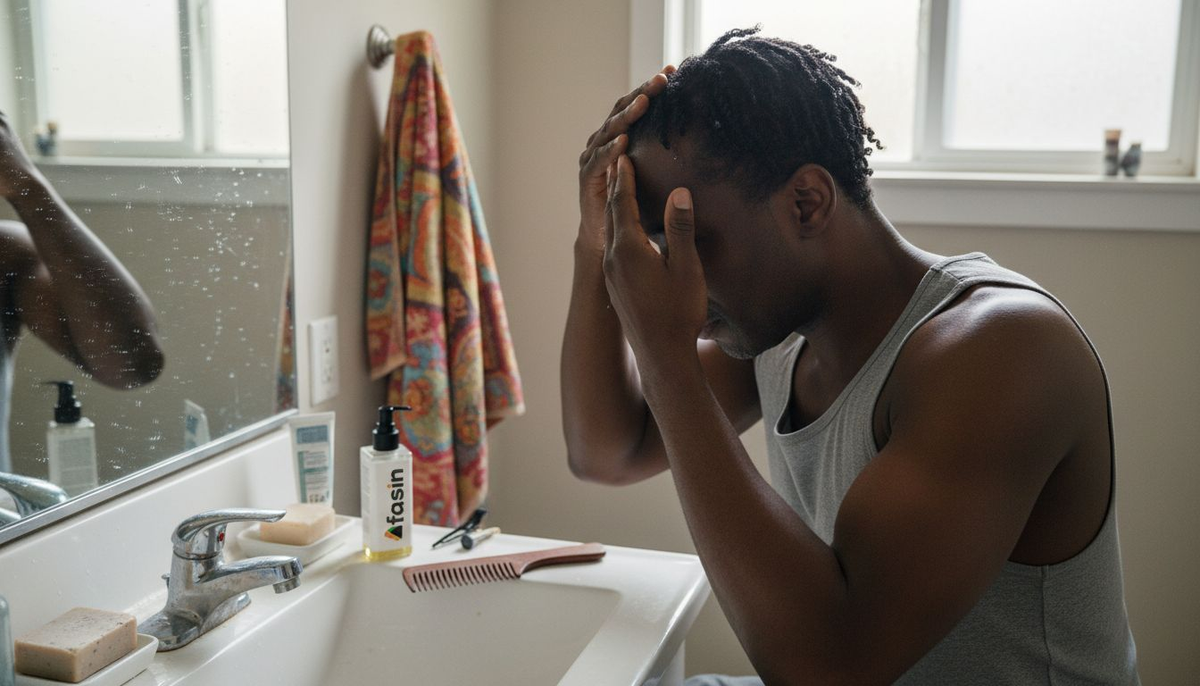 Prenez soin de votre cuir chevelu en le massant délicatement avec une huile végétale.