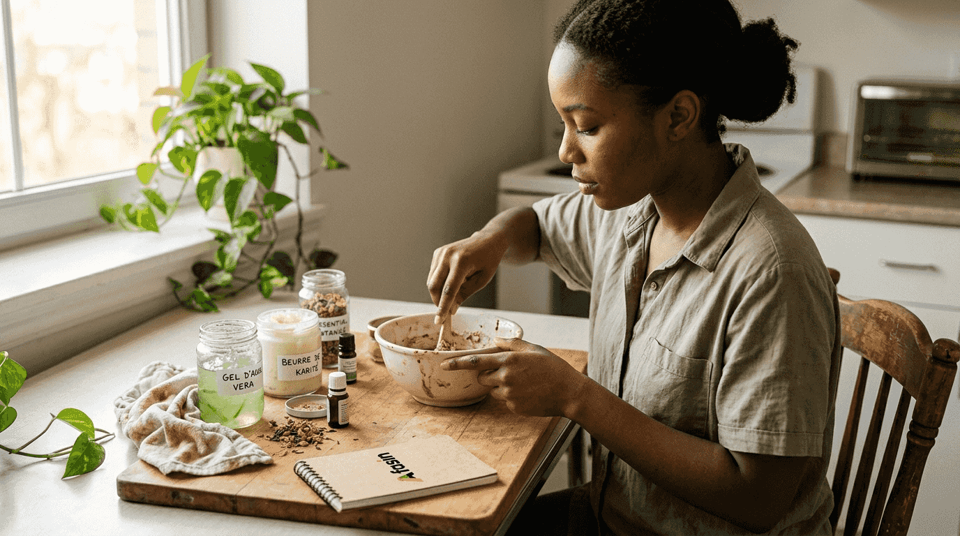 Comment préparer une crème hydratante spécialement adaptée aux cheveux afro