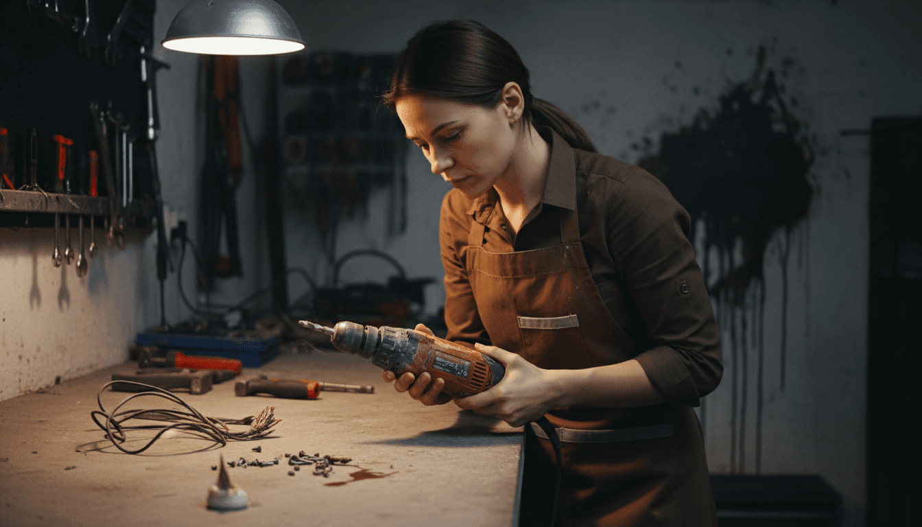 Oględziny narzędzia pod kątem uszkodzeń