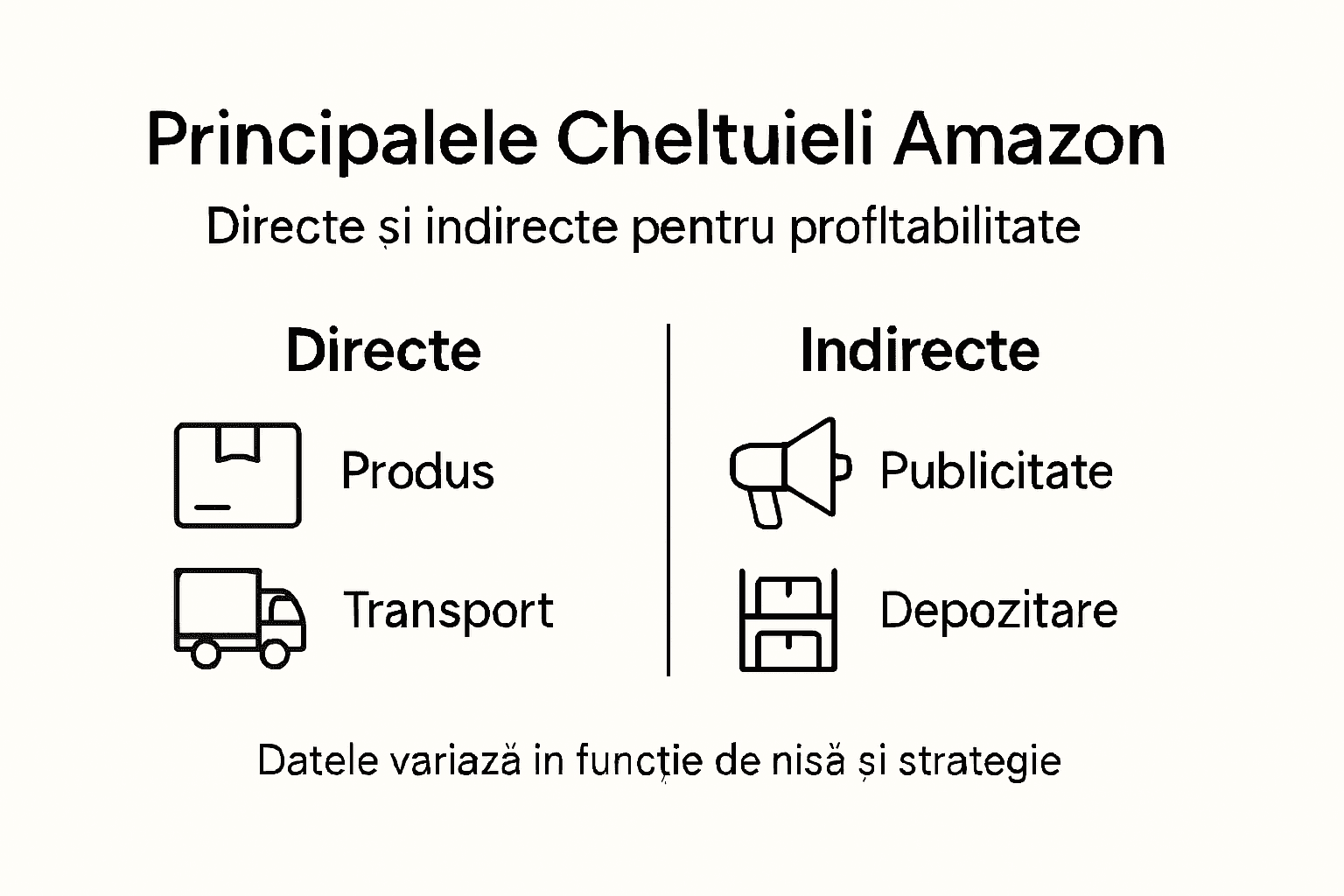 Infografic: principalele tipuri de cheltuieli pe Amazon