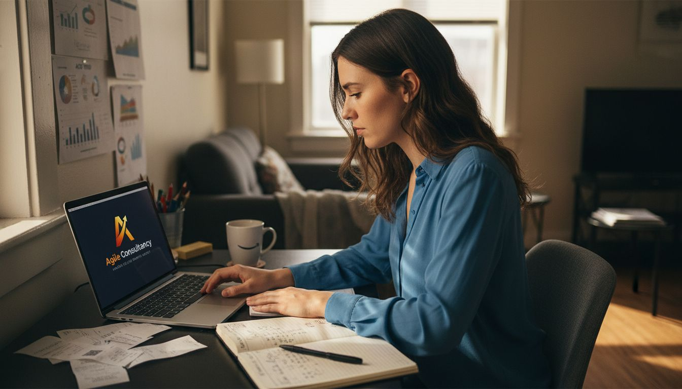 Seller tracking Amazon ad spend at desk