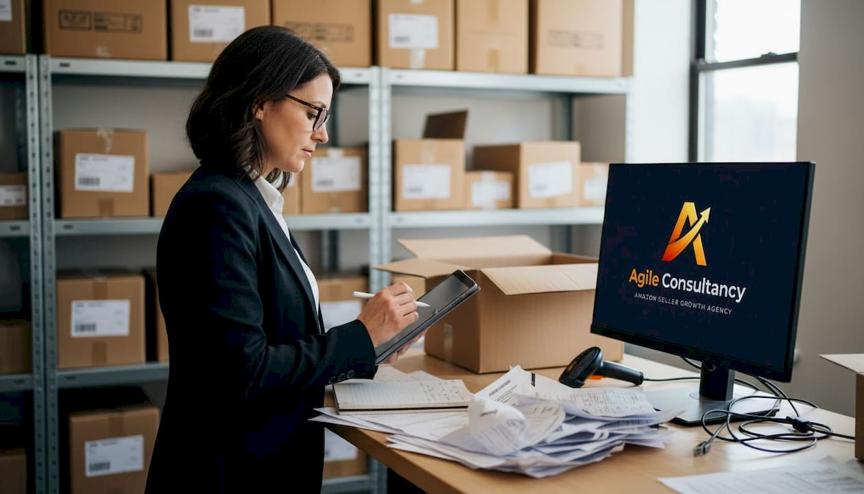 Operations manager handling Amazon inventory