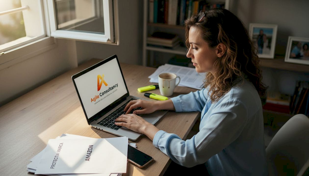 O femeie care se ocupă de protejarea brandurilor pe Amazon