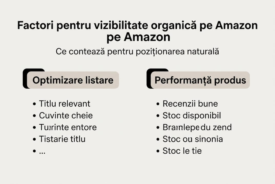 Infografic: Ce contează cu adevărat pentru vizibilitatea produselor pe Amazon