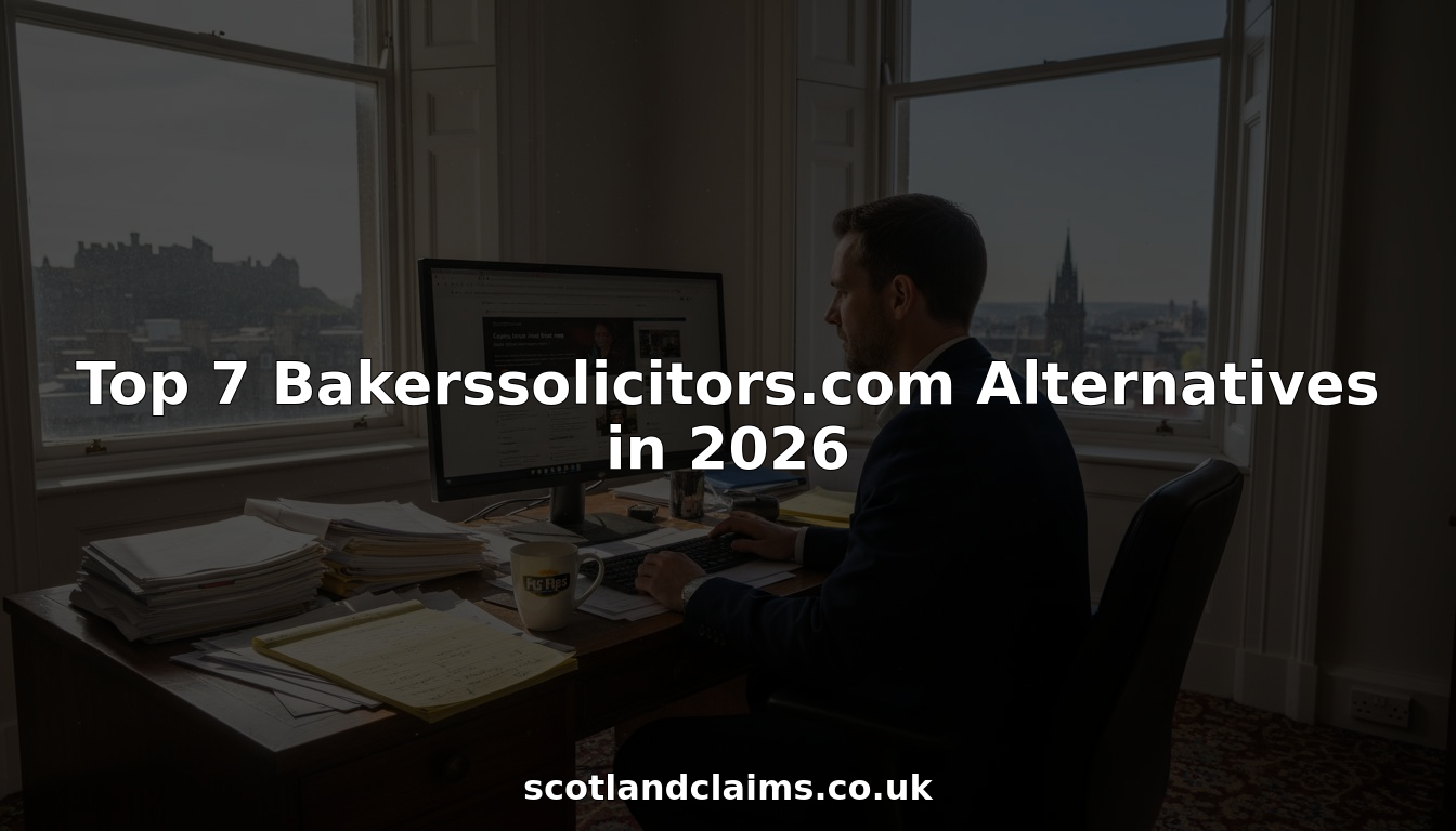 Solicitor comparing law firm alternatives Scotland