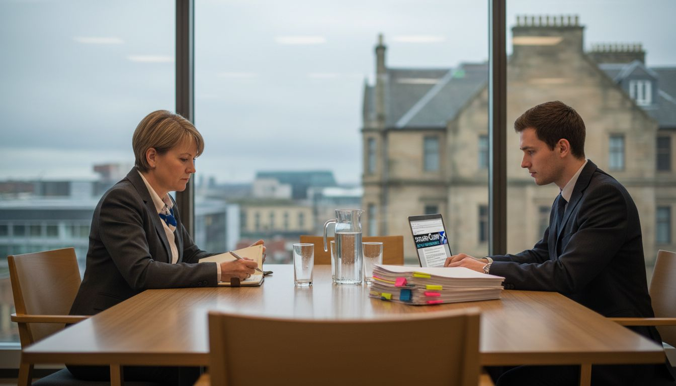 Solicitors negotiating injury claim settlement