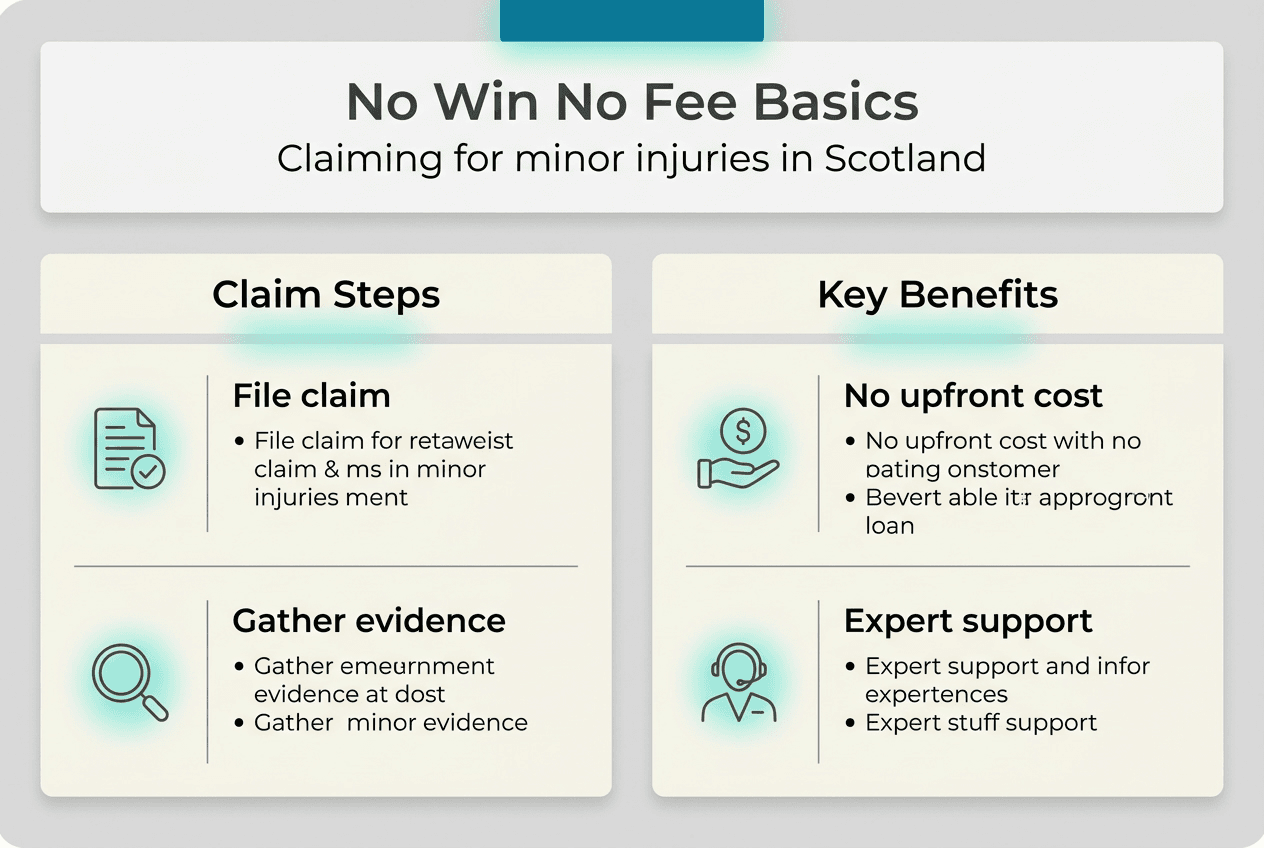 Infographic claiming minor injuries Scotland