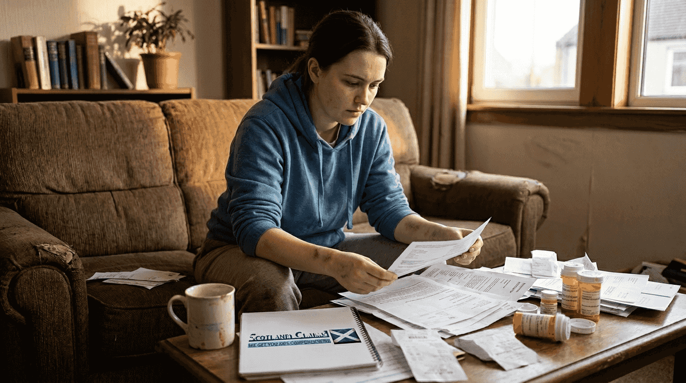 Patient gathering injury evidence at home