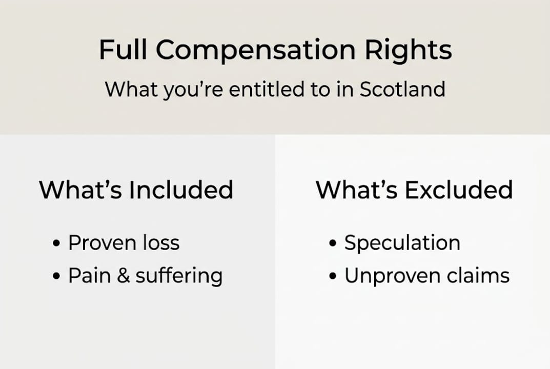 Infographic on personal injury compensation rights