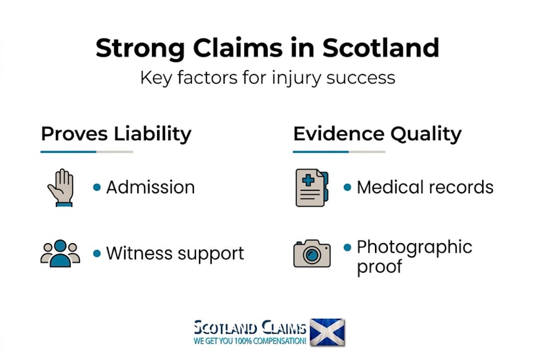 Infographic shows Scottish claim success factors