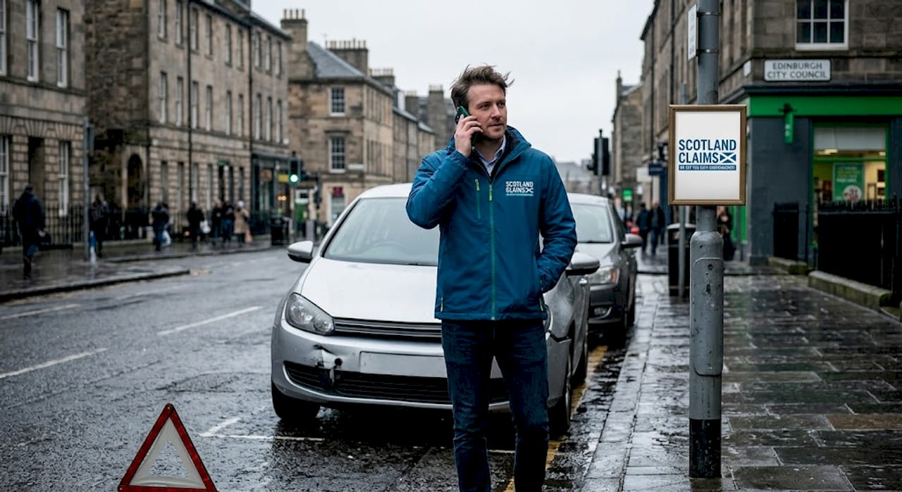 Man calling after minor road accident in Scotland