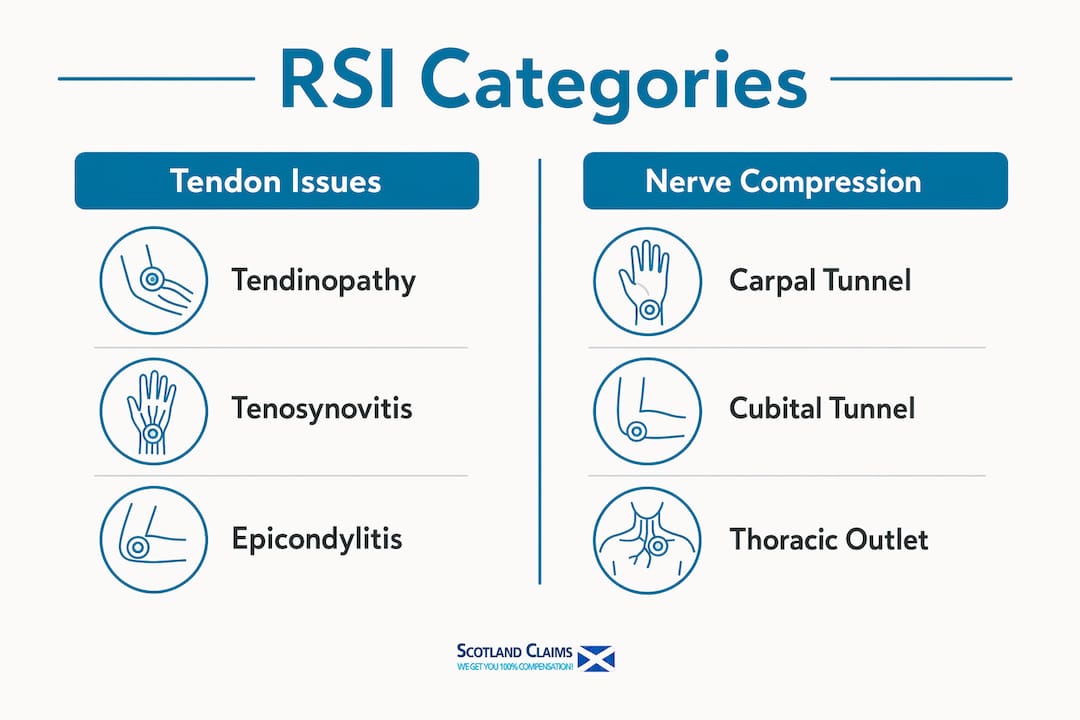 Infographic comparing two RSI categories