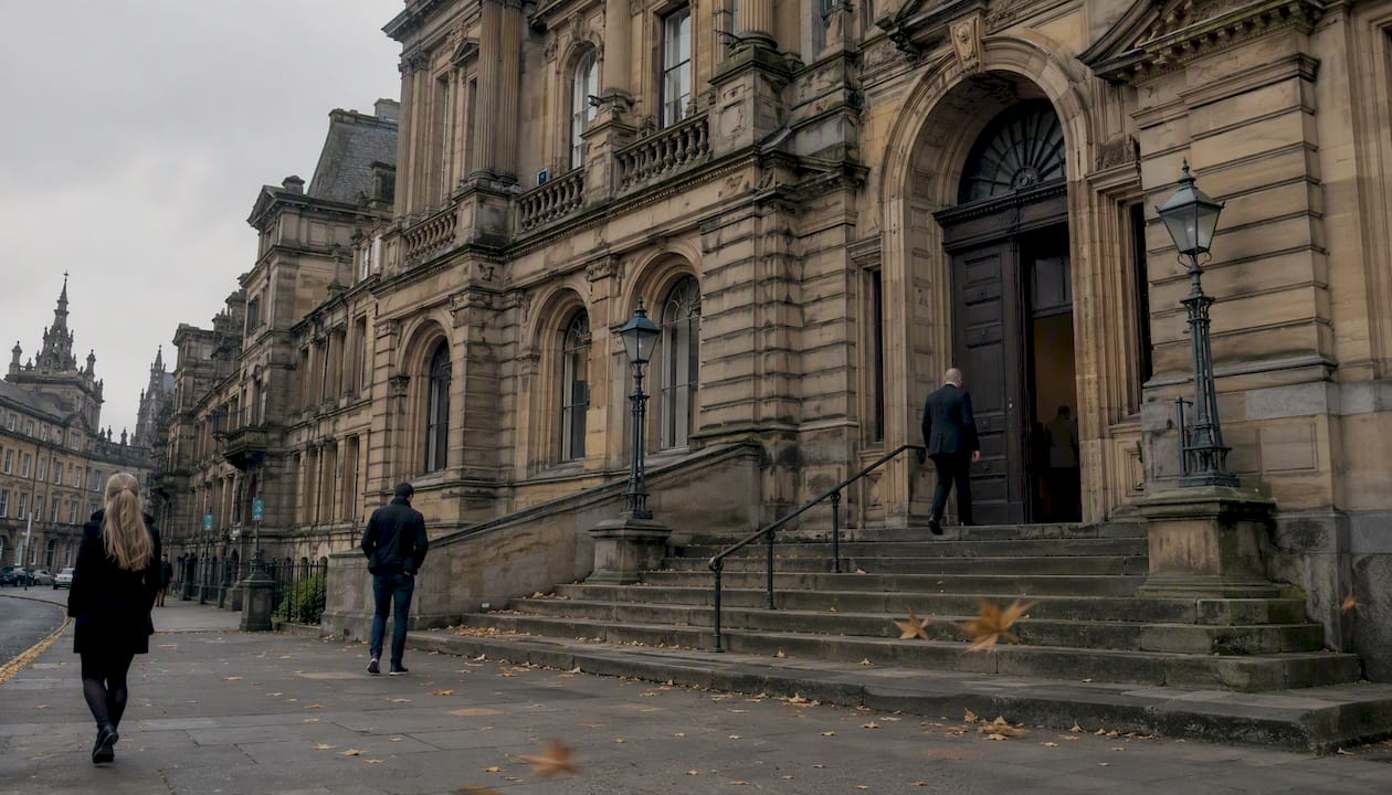 Exterior of Edinburgh Sheriff Court building