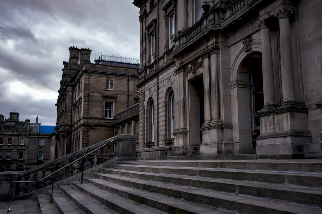 Scottish court building exterior view