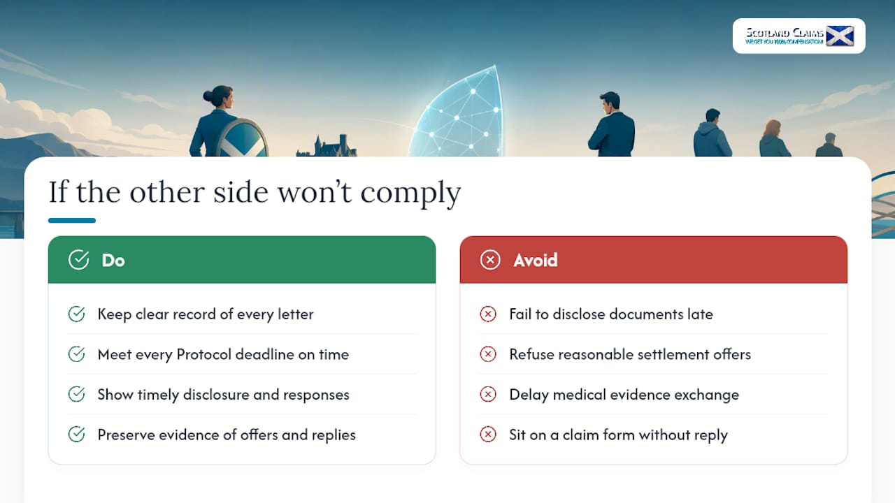 What happens if the other side doesn't play by the rules? — overview diagram