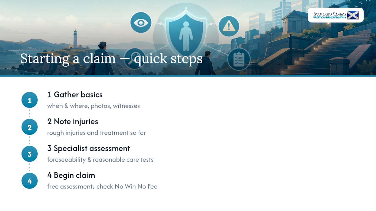 Ready to find out if you have a claim? — overview diagram