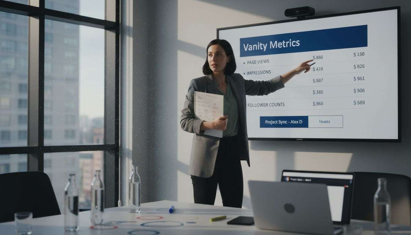 Marketer explains vanity metrics vs real results