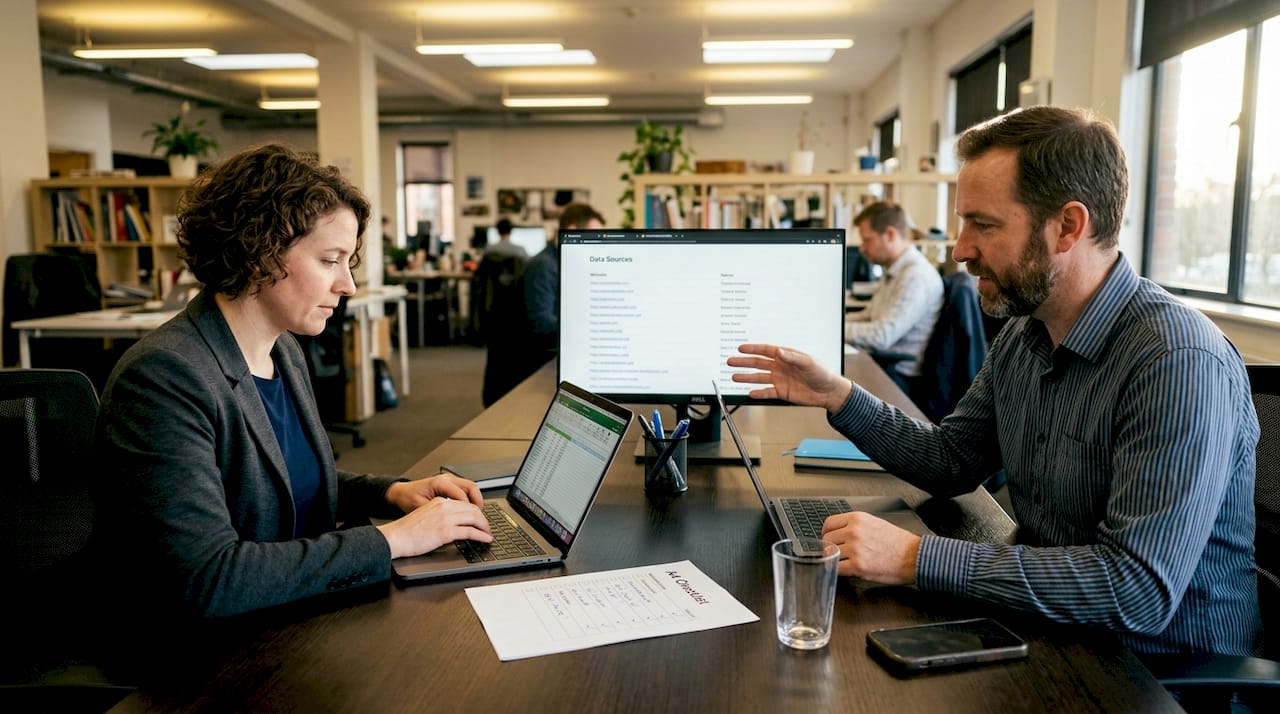 Team collaborates on data source audit