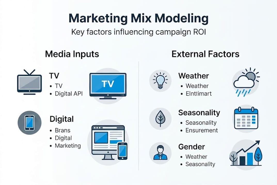 Infographic shows basics of marketing mix modeling