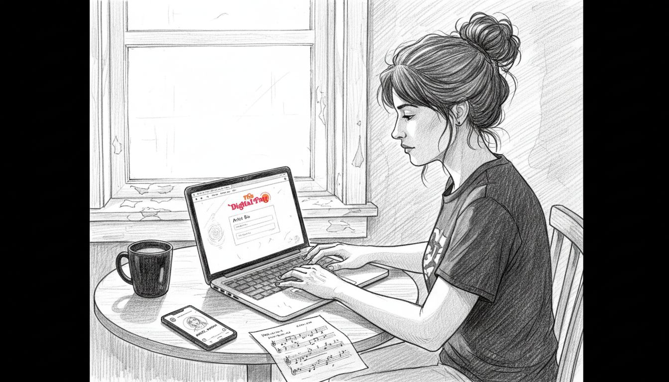 Singer updating personal brand online