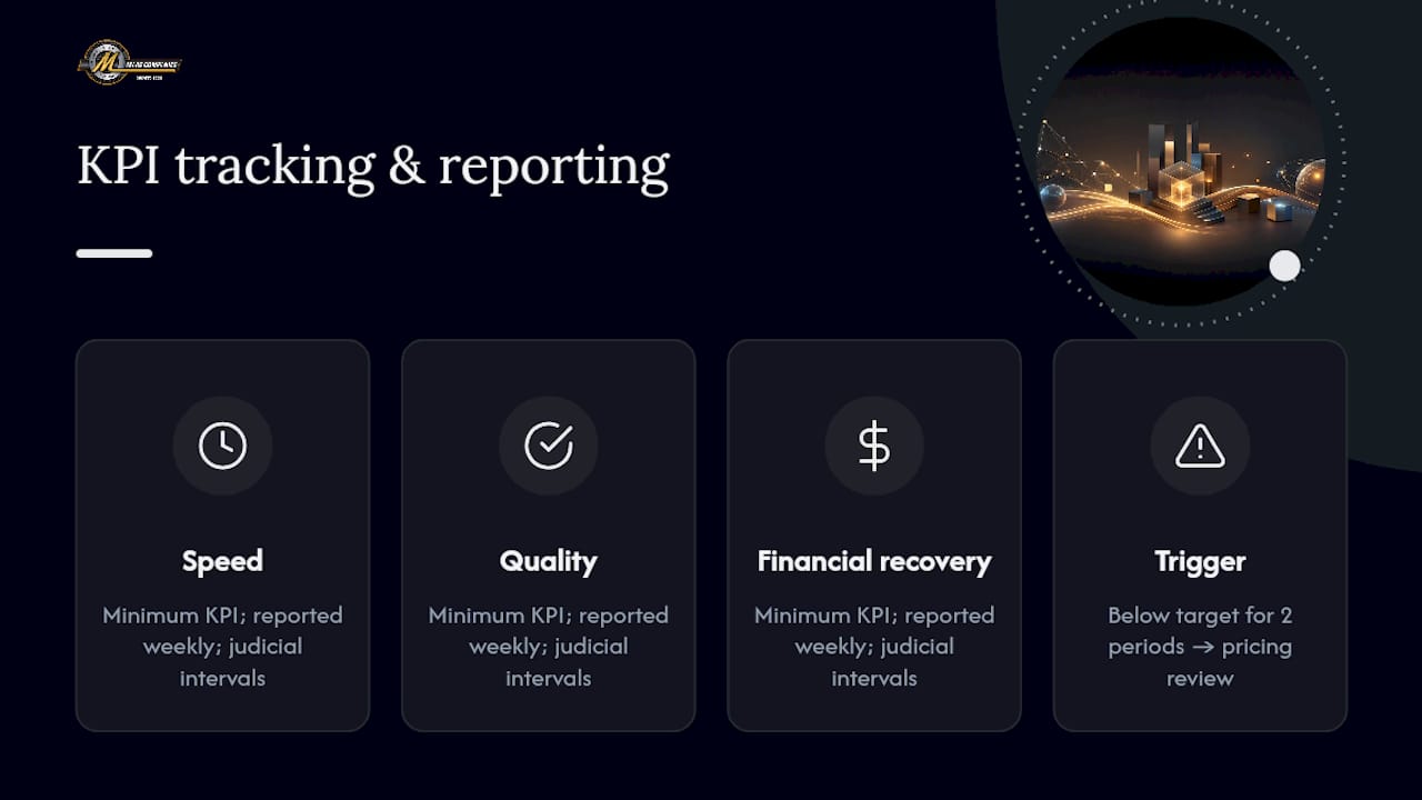 KPI comparison chart for asset marketing plan