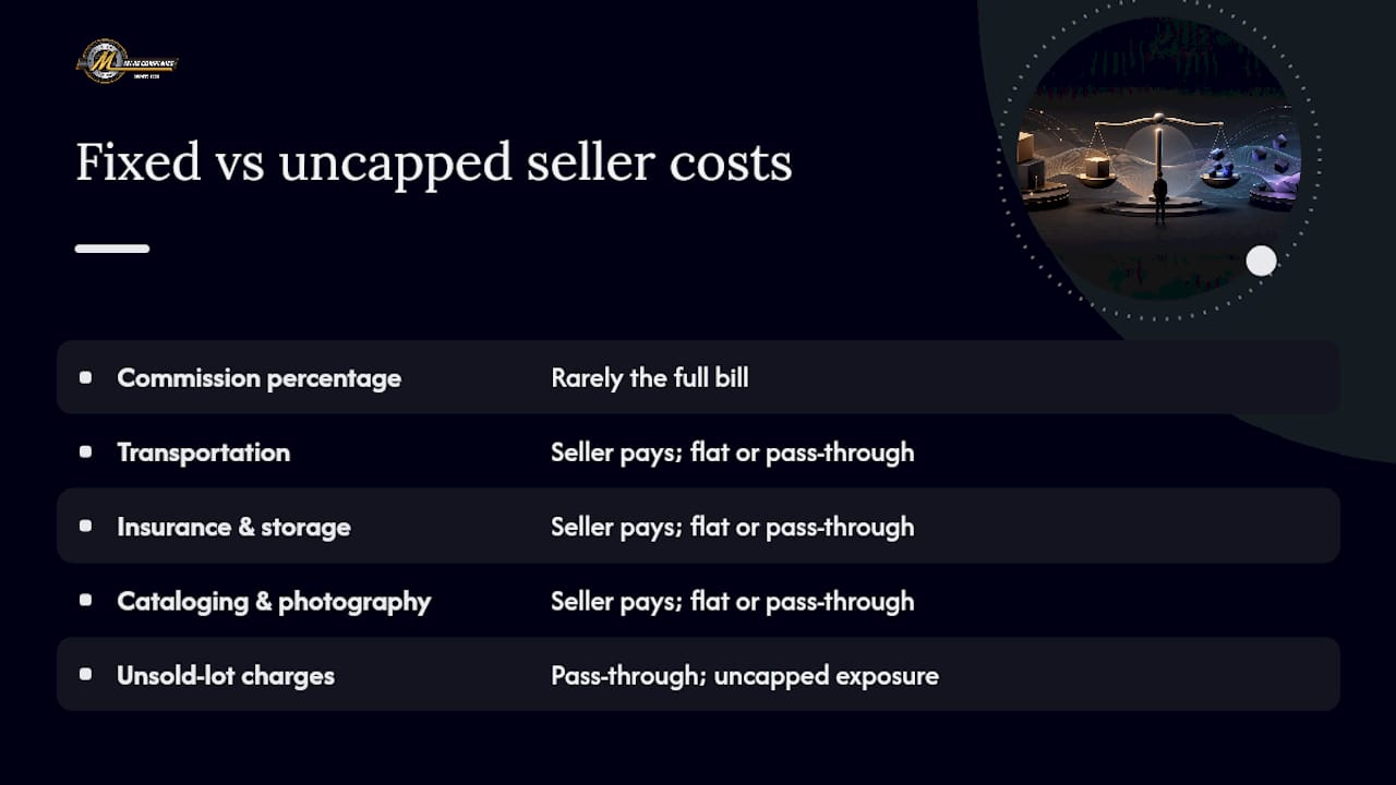 Chart comparing liquidation cost components