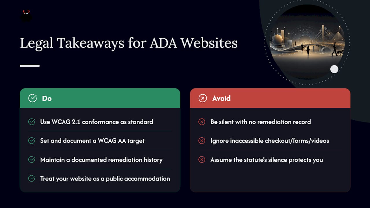 What Legal Precedents Shape ADA Website Compliance Today? - overview diagram