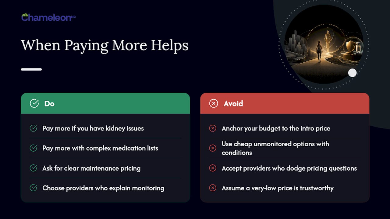 When Paying More for Semaglutide Actually Makes Sense — overview diagram