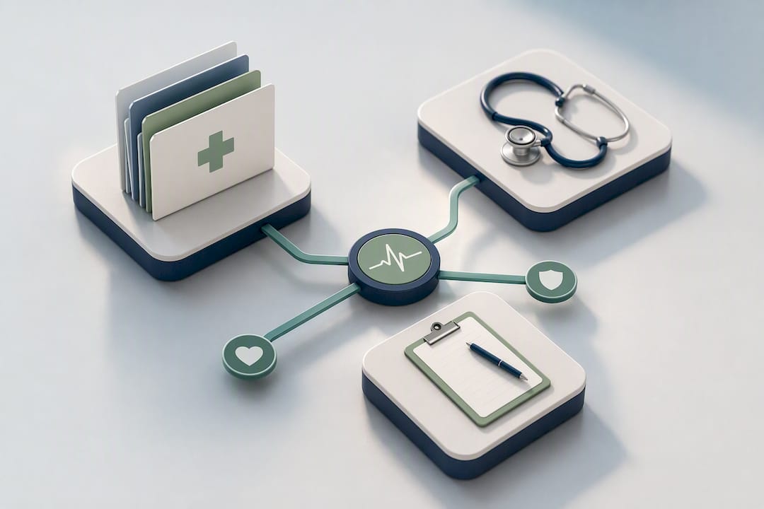 Illustration of coordinated chronic care pathway