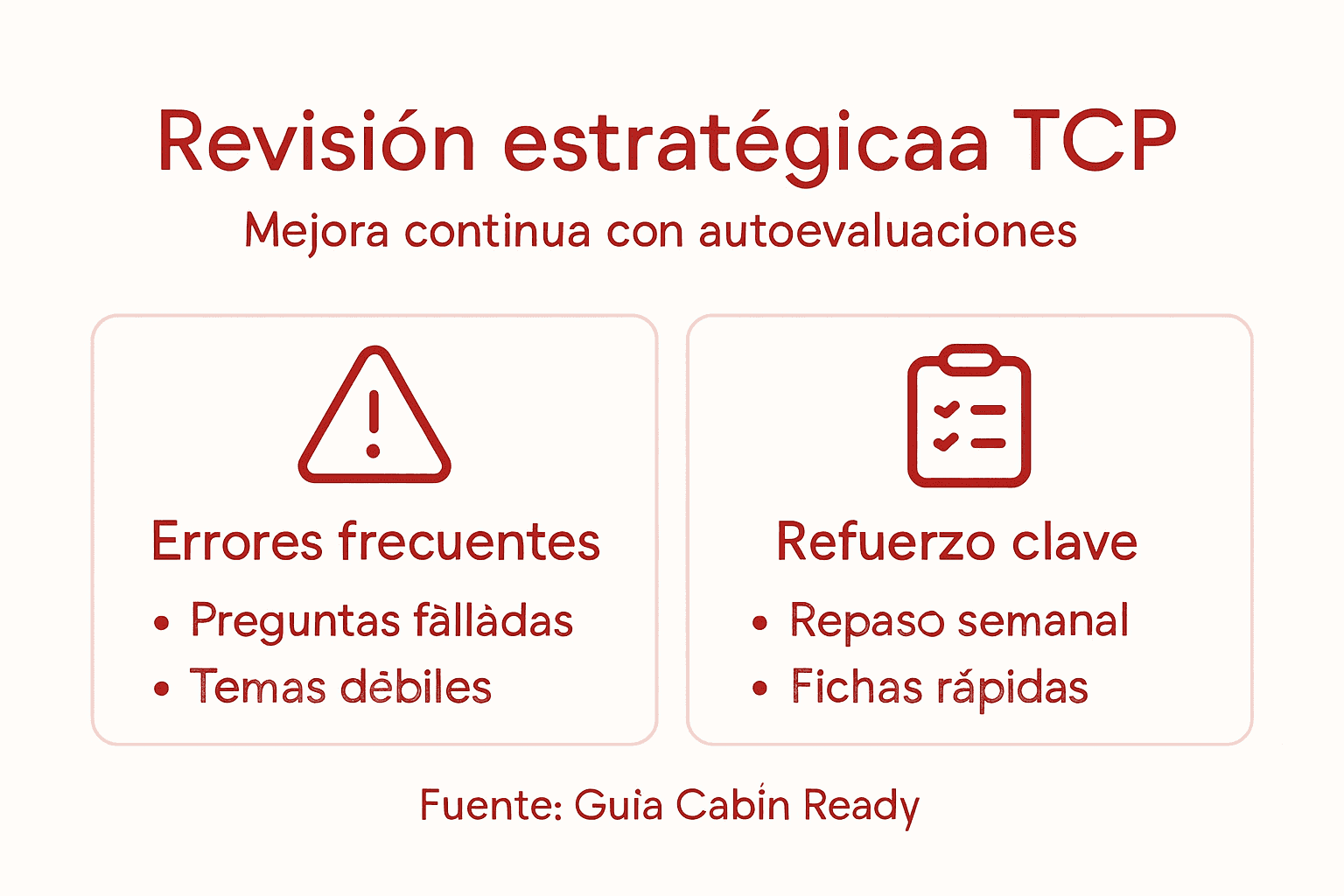 Guía visual para repasar y afianzar conceptos clave de TCP