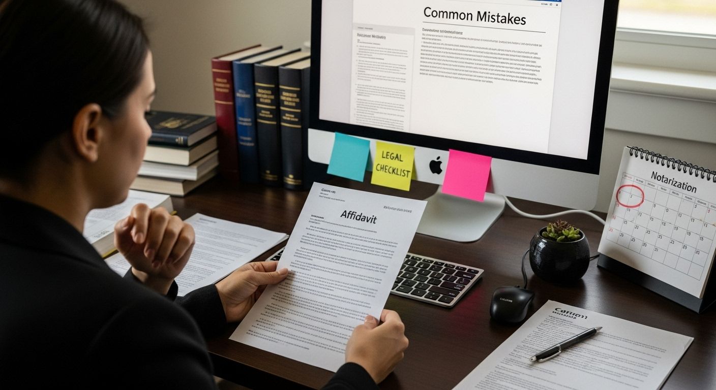 affidavit mistakes Ontario