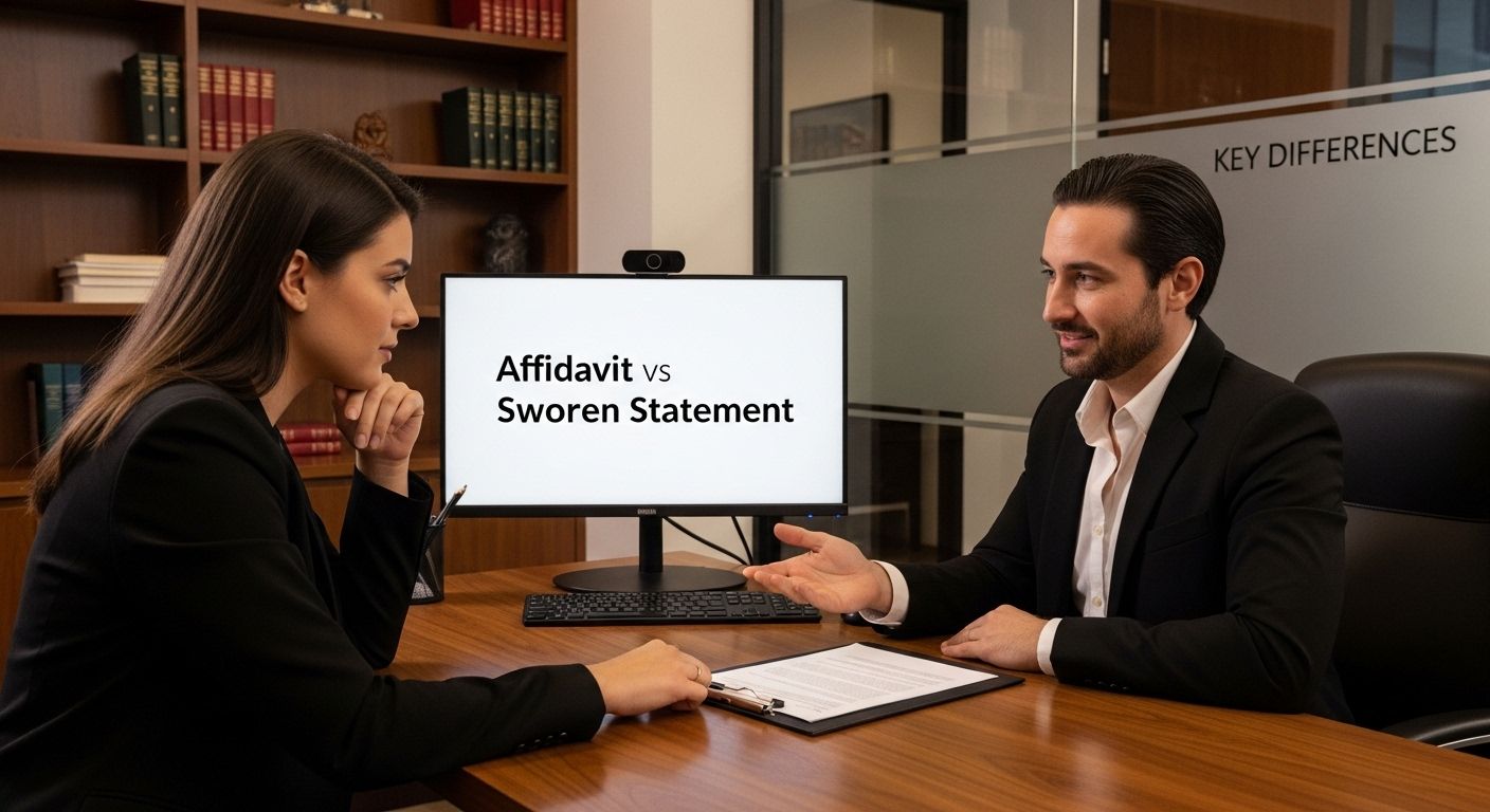 affidavit sworn statement