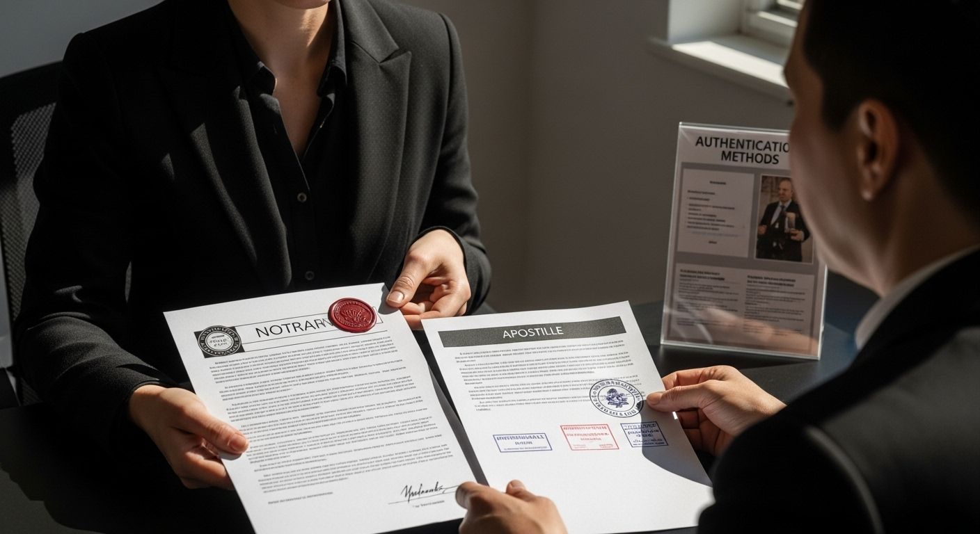 notarization legalization comparison