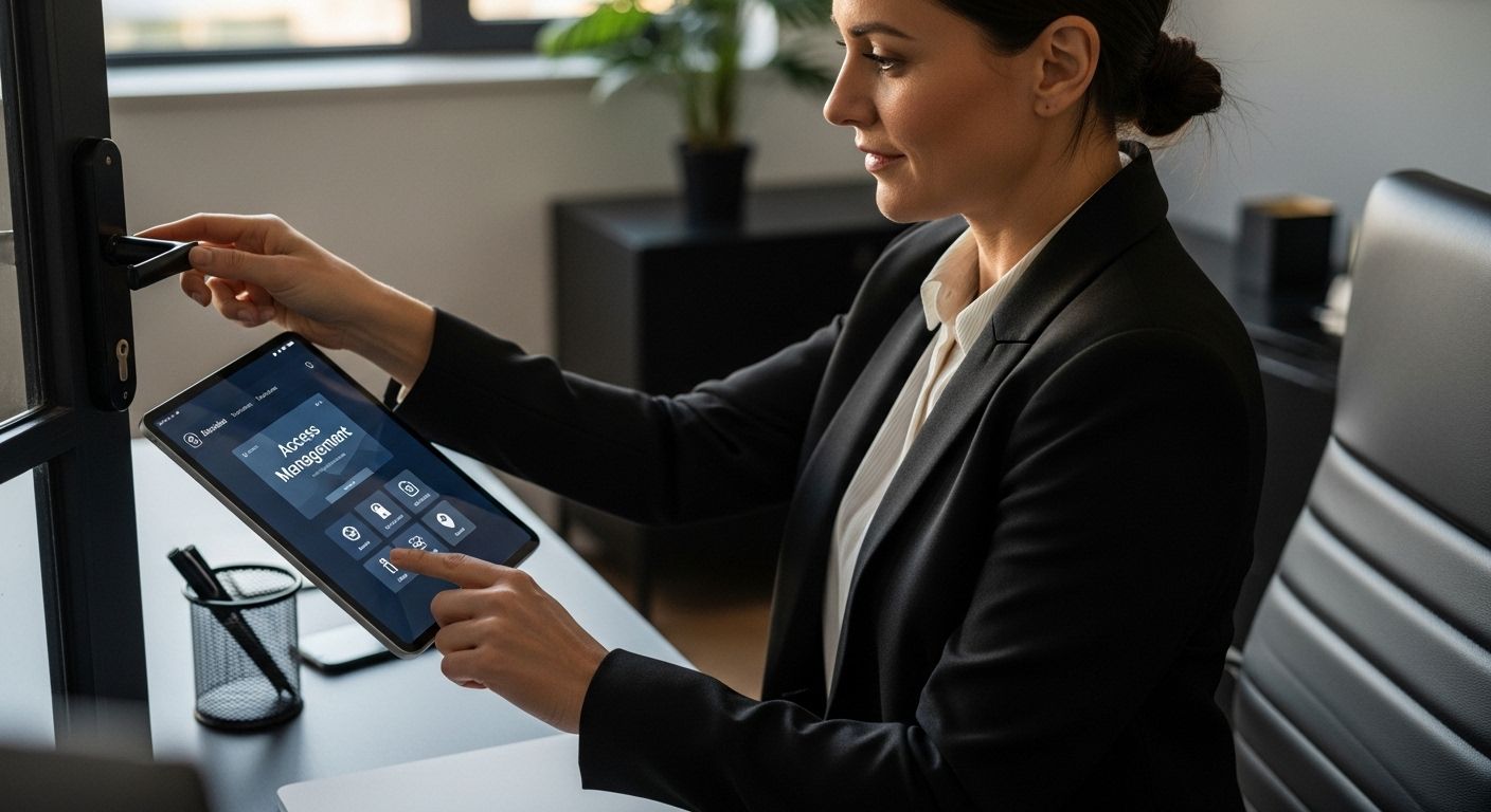 smart lock office setting