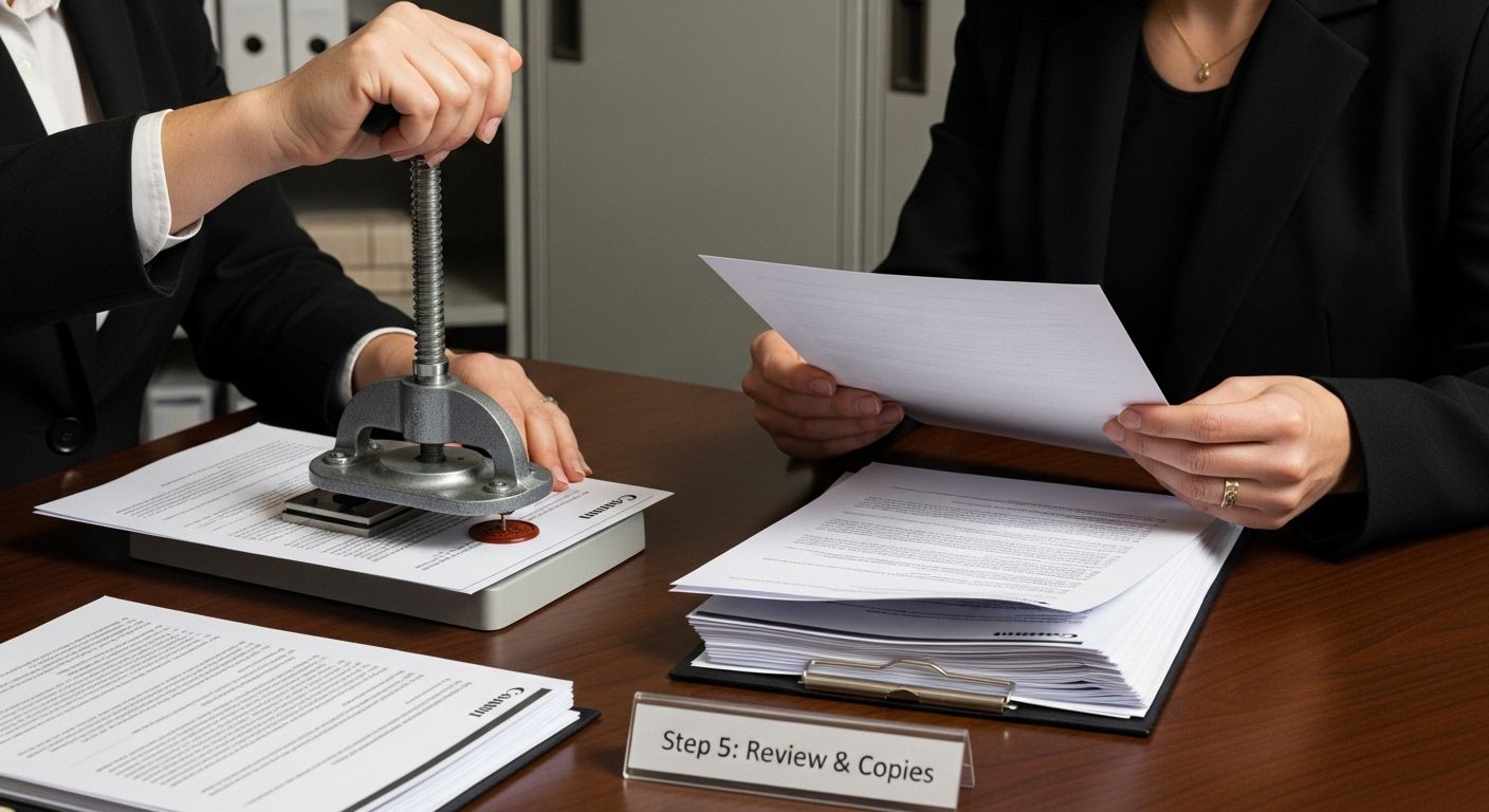 affidavit review stamping