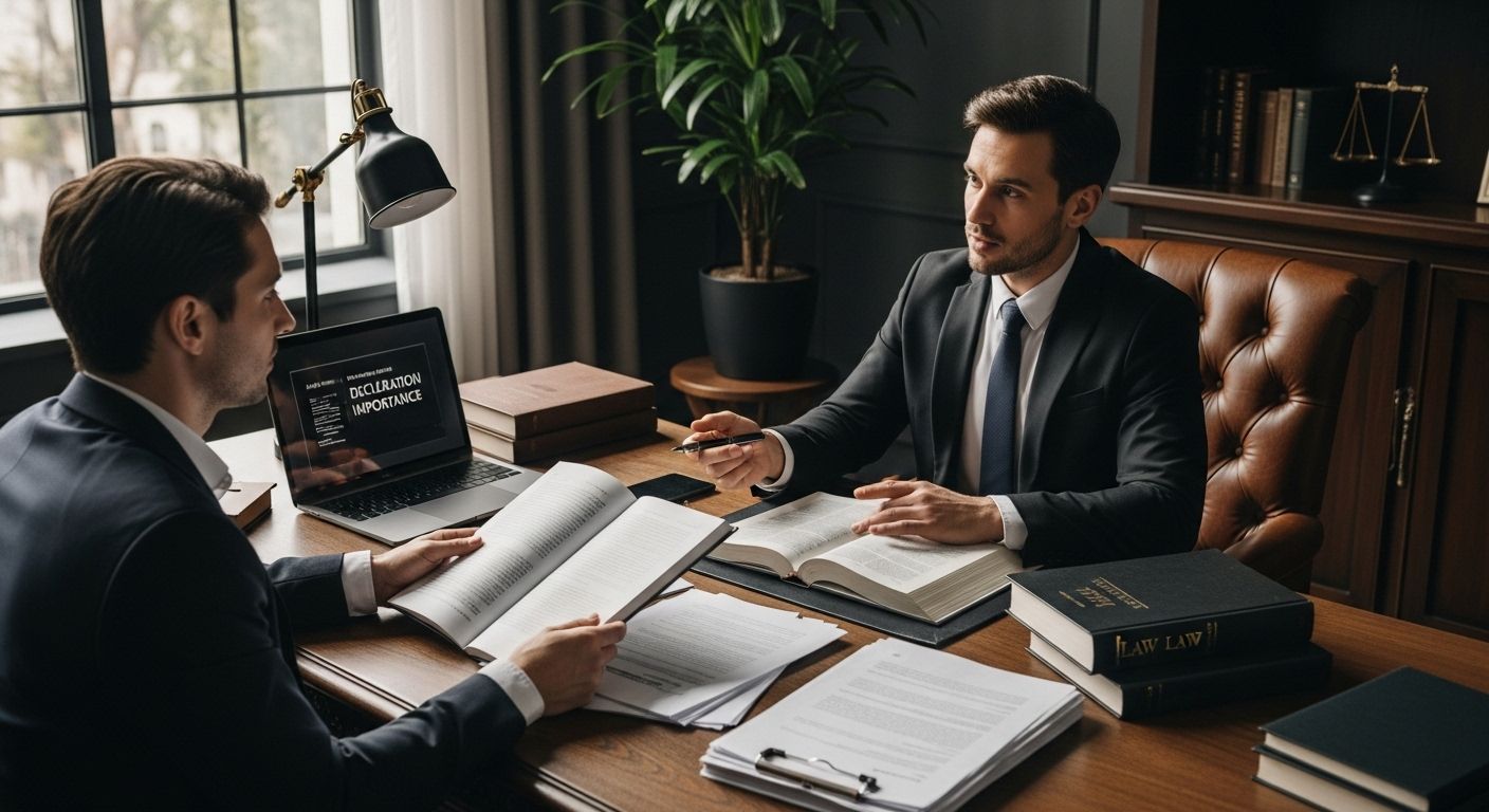 declaration legal office