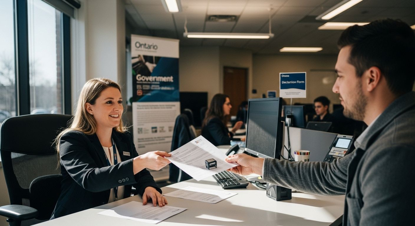 ontario government declaration