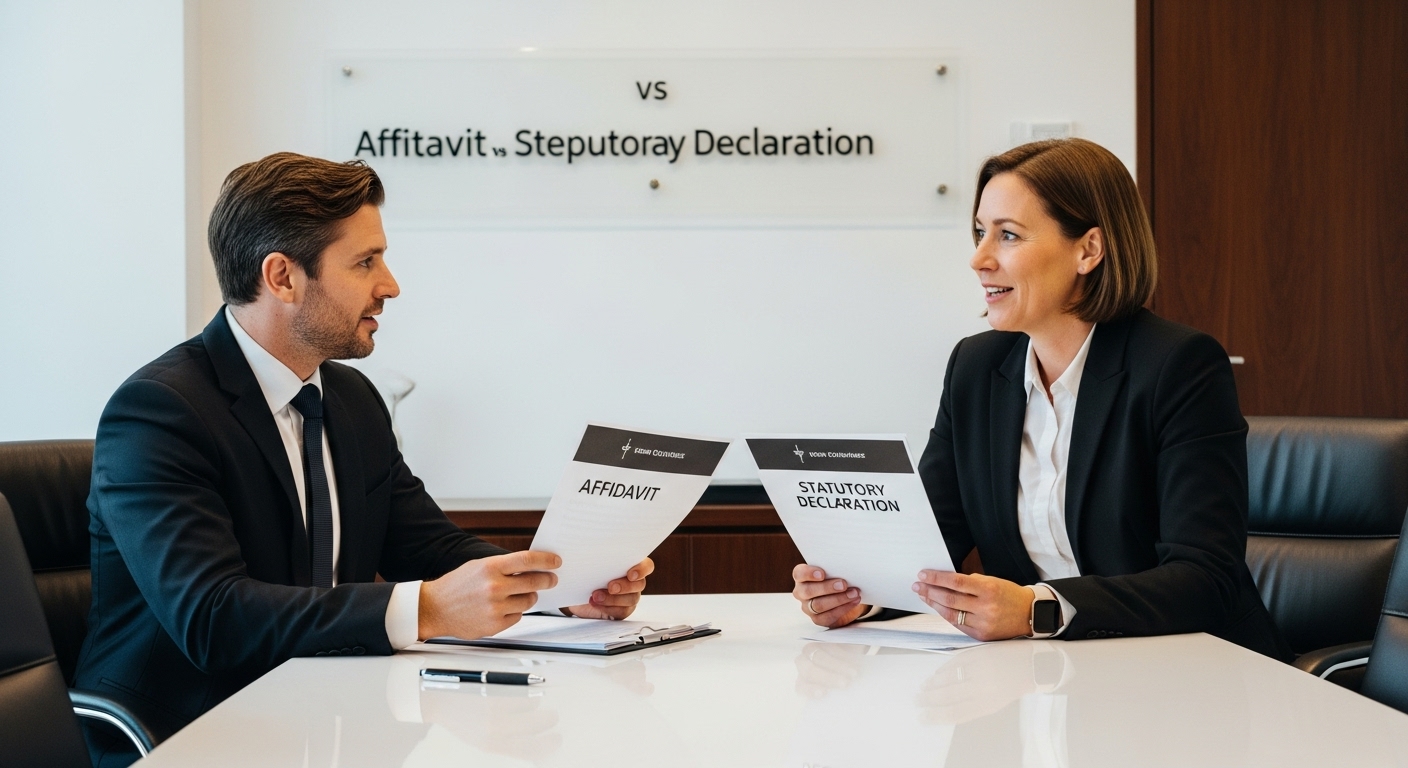 affidavit statutory declaration office