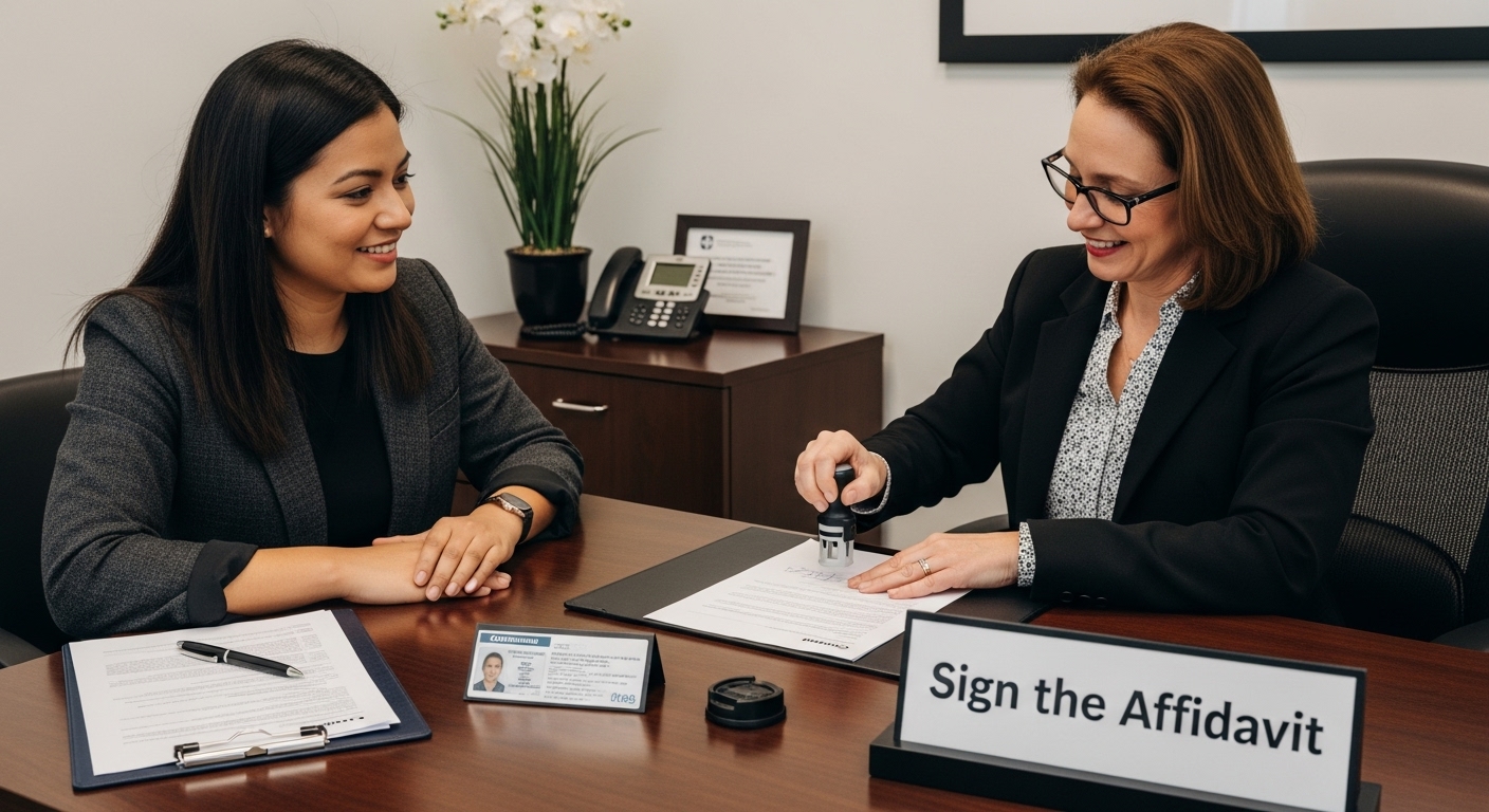 Ontario affidavit signing stamp process