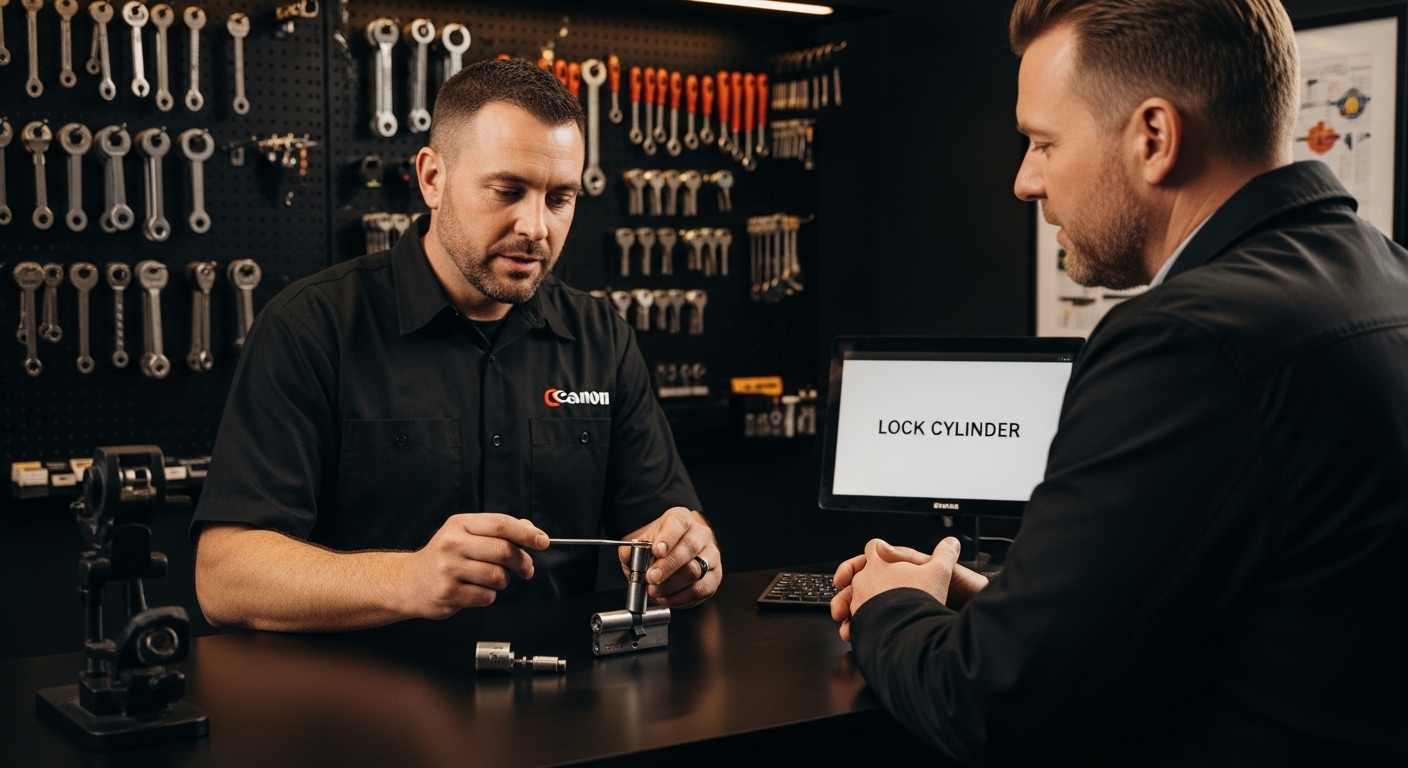 lock cylinder repair interaction