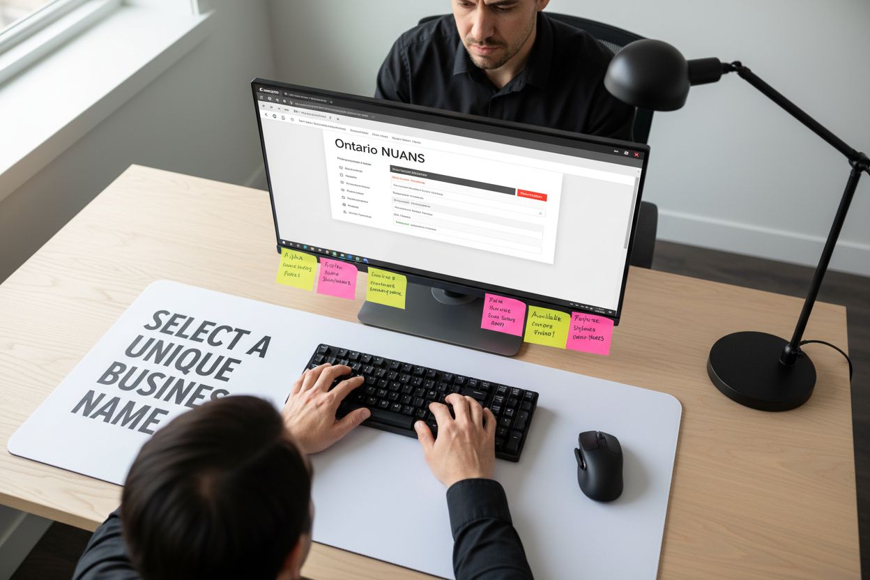 business name Ontario registration