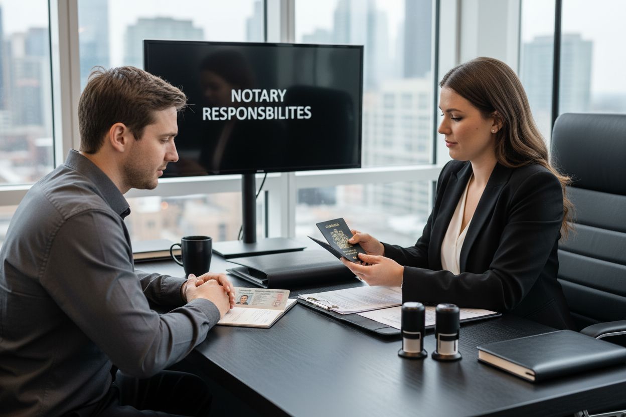 notary responsibilities Ontario