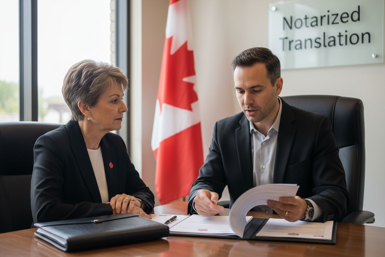notarized document translation Ontario