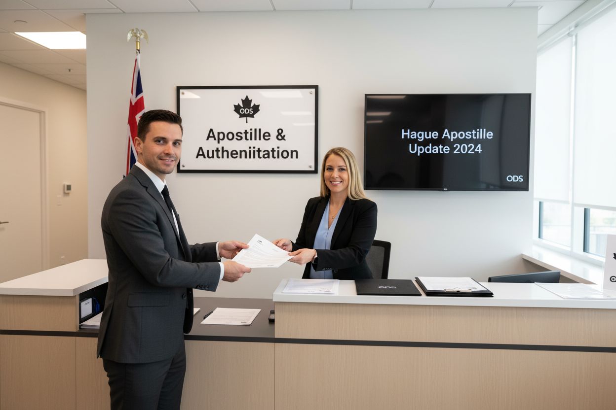 Ontario document authentication