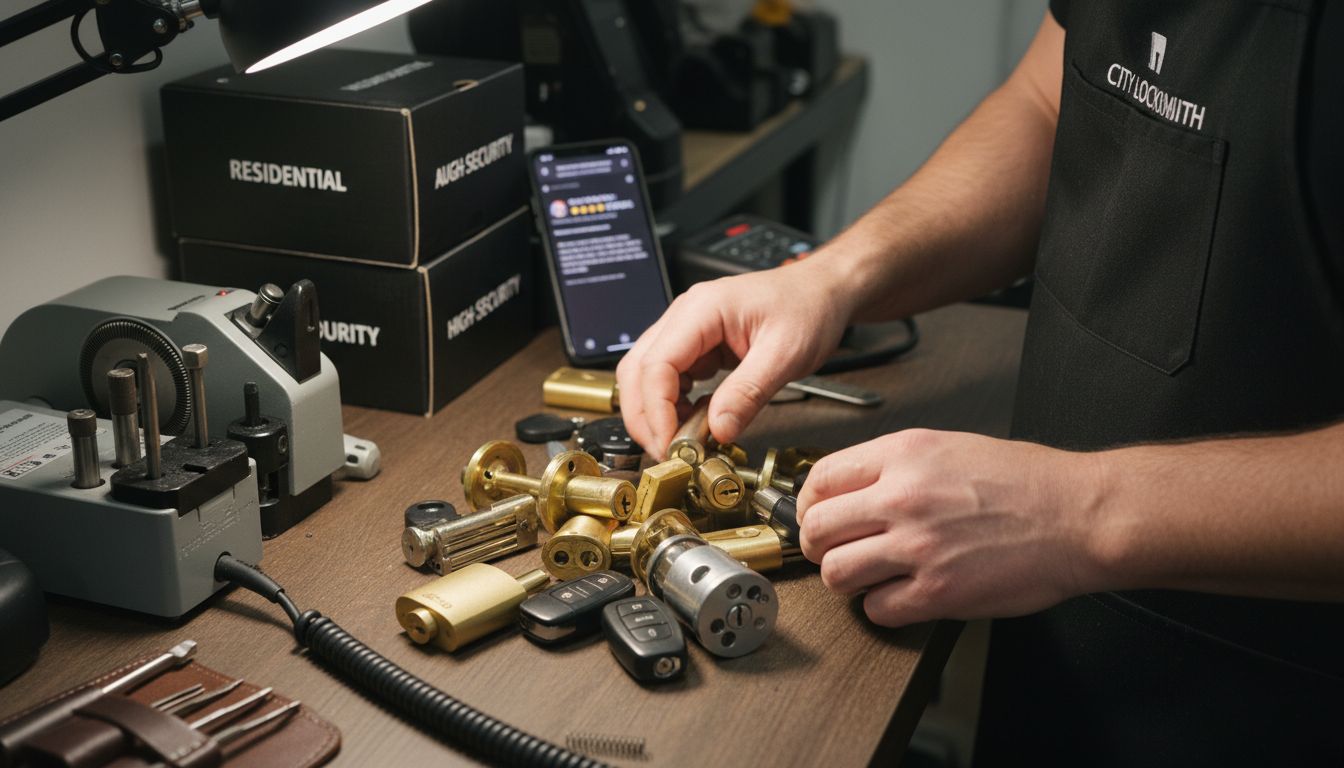 locksmith tools workbench