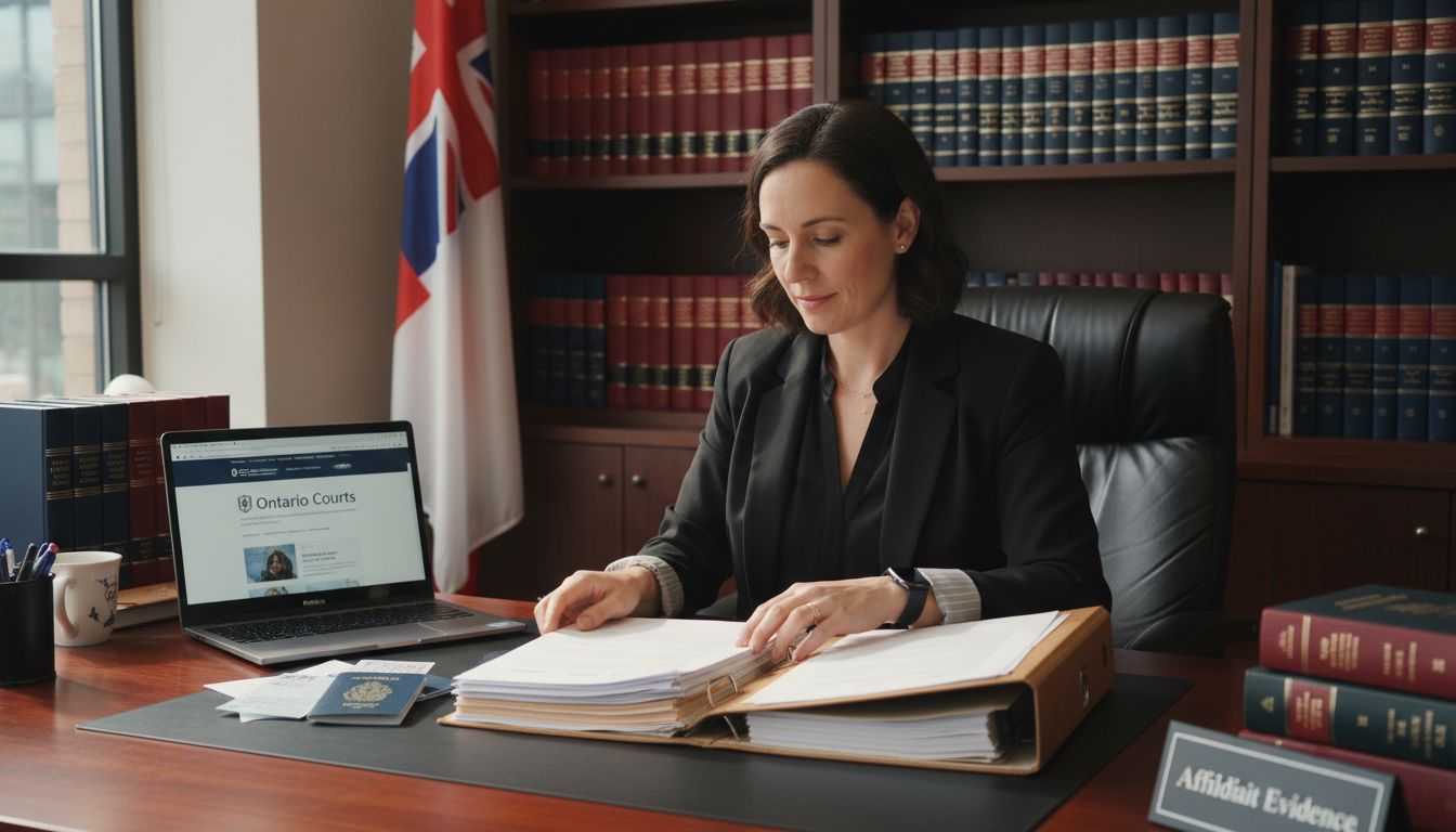 affidavit Ontario documents