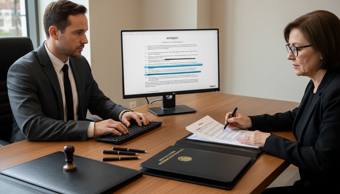 affidavit formatting Ontario