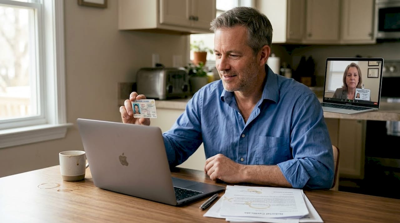 Identity verification for online notary Ontario